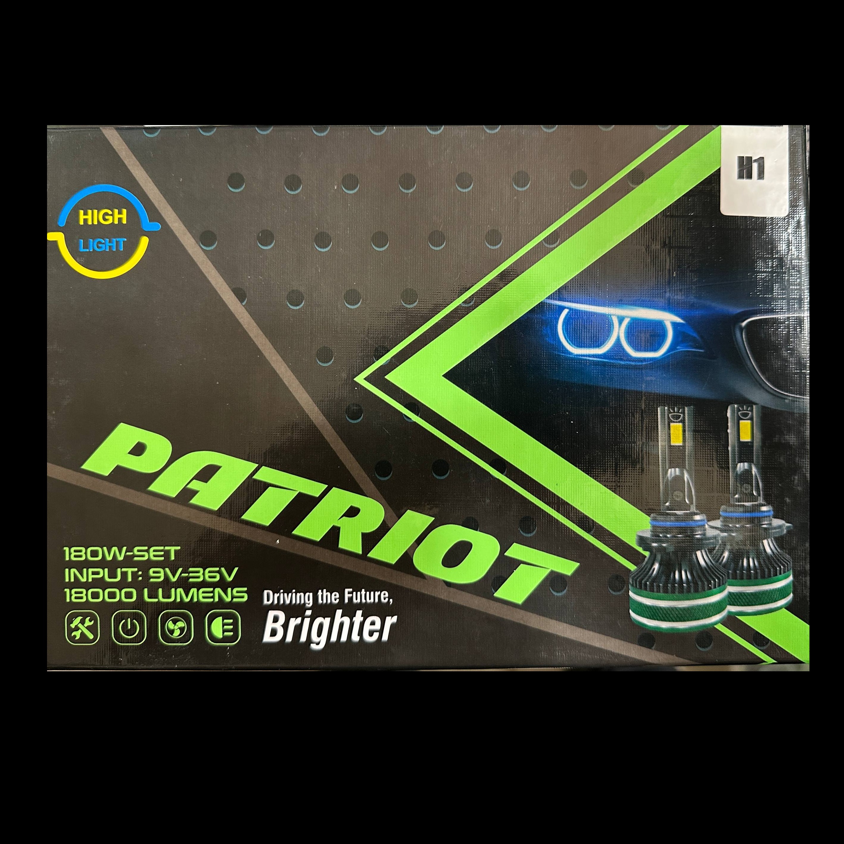 هدلایت PATRIOT پایه H7 سفید