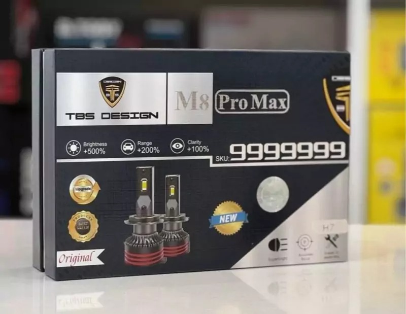 هدلایت M8 PRO TBS پایه H7 یخی